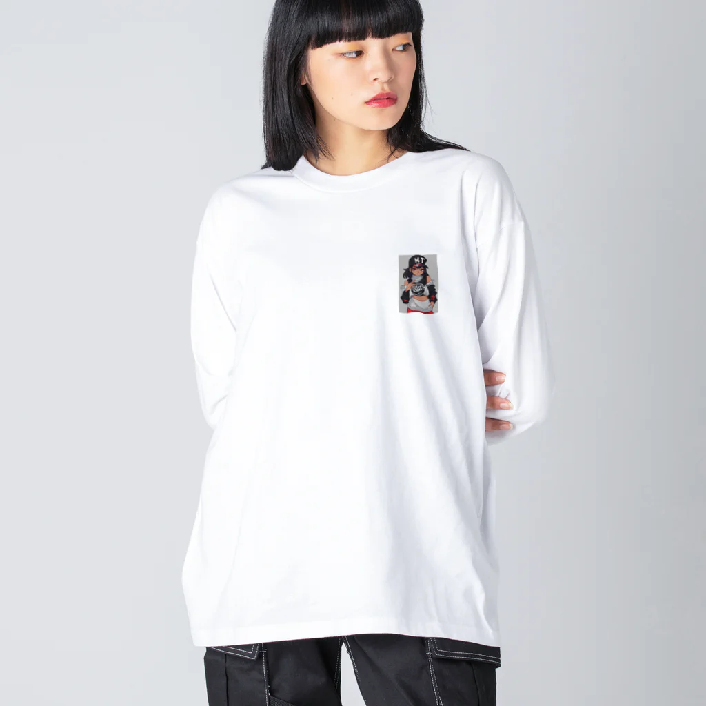 RYU_RYUのhip-hop レディース Big Long Sleeve T-Shirt