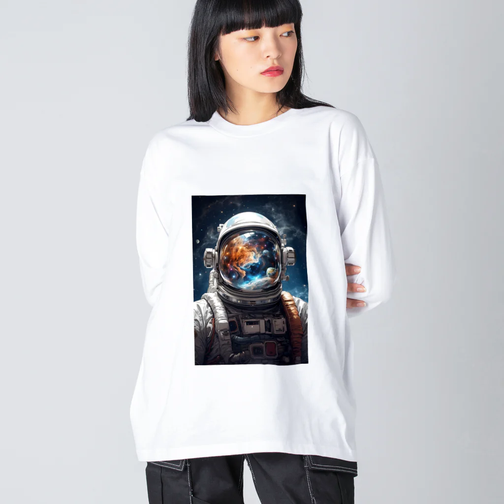 Rimasaraの宇宙を視る ビッグシルエットロングスリーブTシャツ