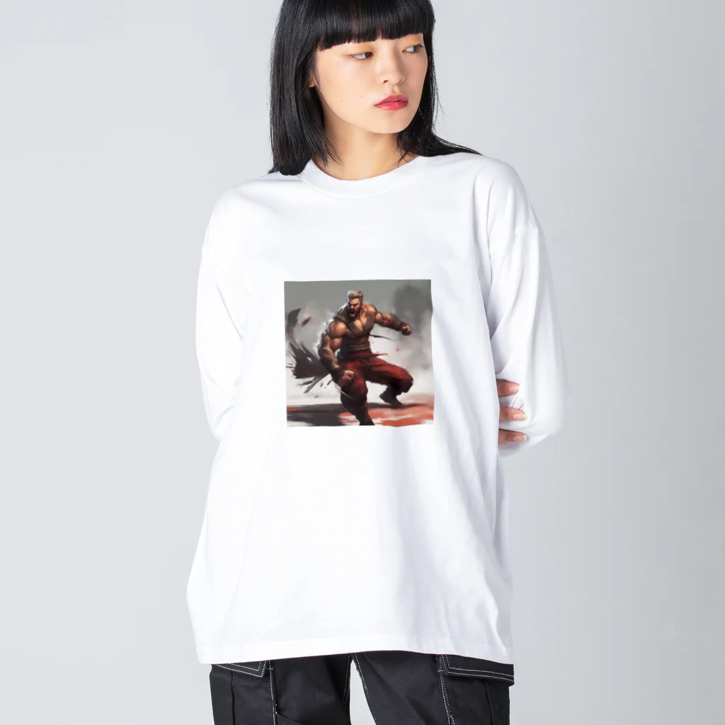 某アニメ風グッズのバトルブレイズ・バロックス Big Long Sleeve T-Shirt