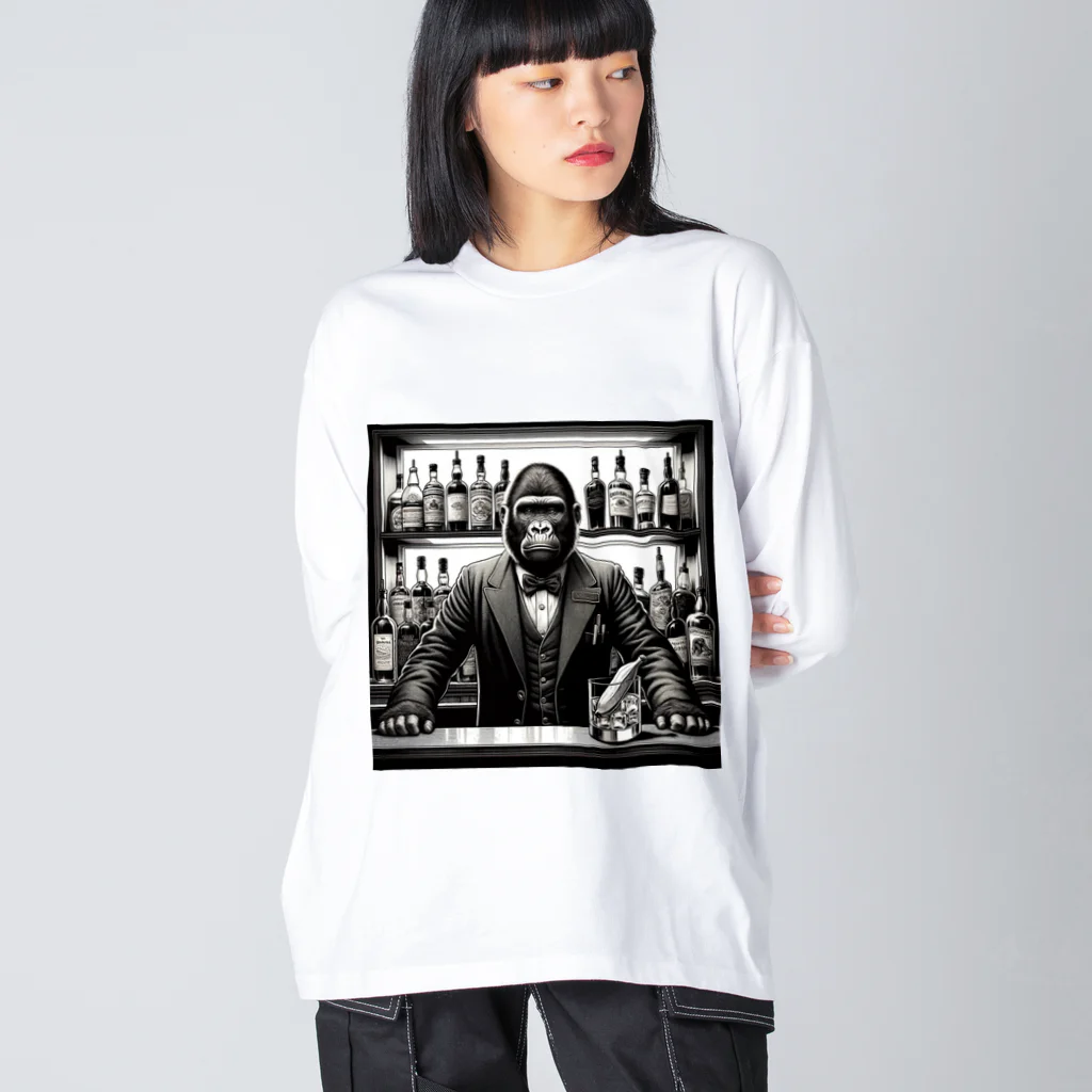 ゴリラショップのThe Mighty Gorilla whisky  Big Long Sleeve T-Shirt