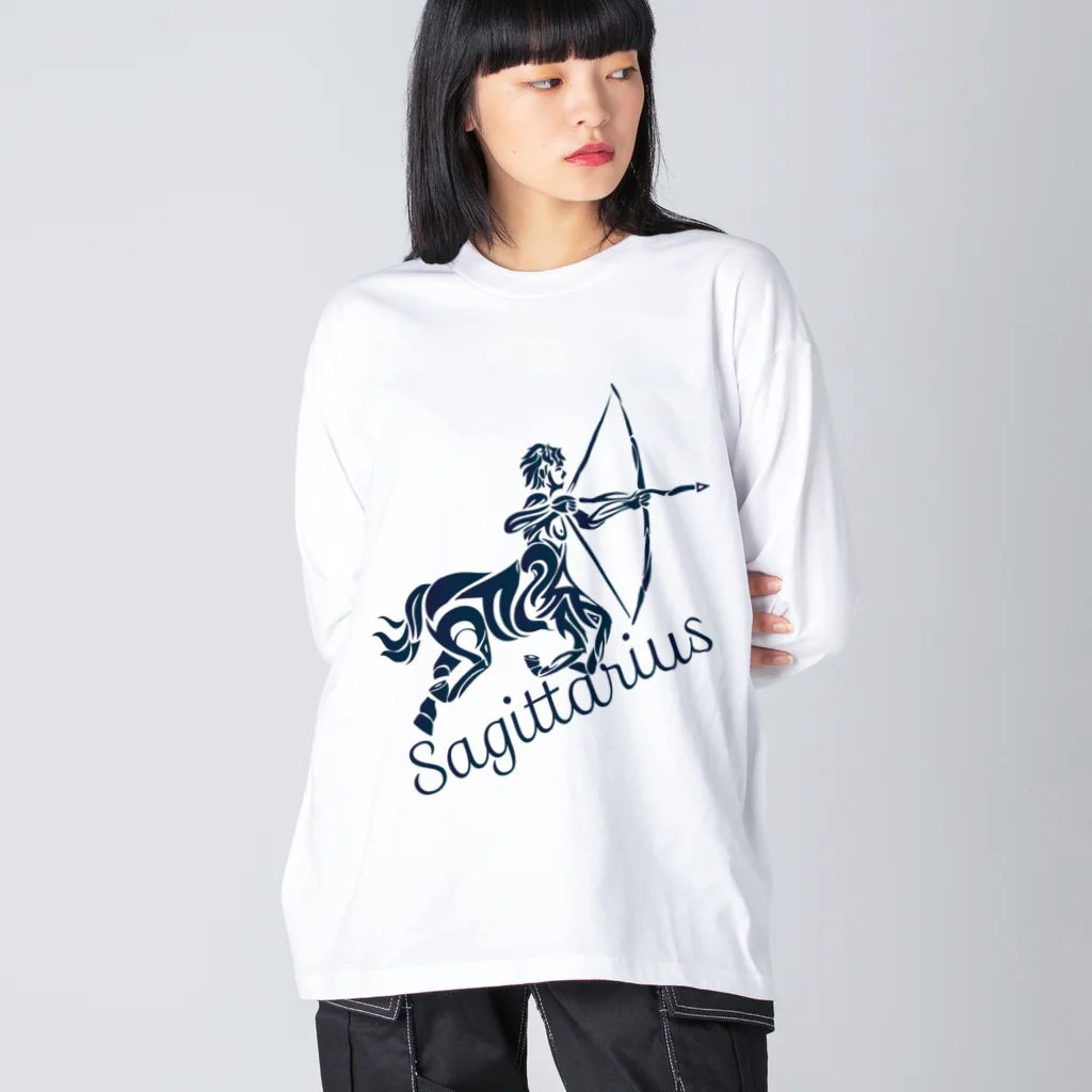 chicodeza by suzuriのサジタリウス Big Long Sleeve T-Shirt