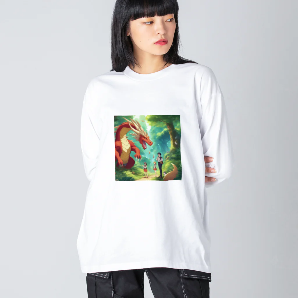 janeiroのDoragon５ ビッグシルエットロングスリーブTシャツ