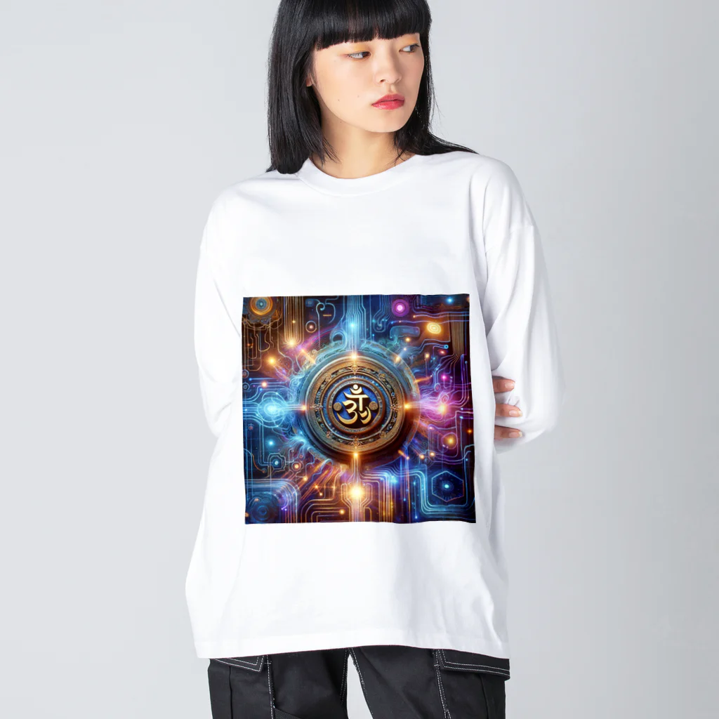 itohmaの梵字＋AI Big Long Sleeve T-Shirt