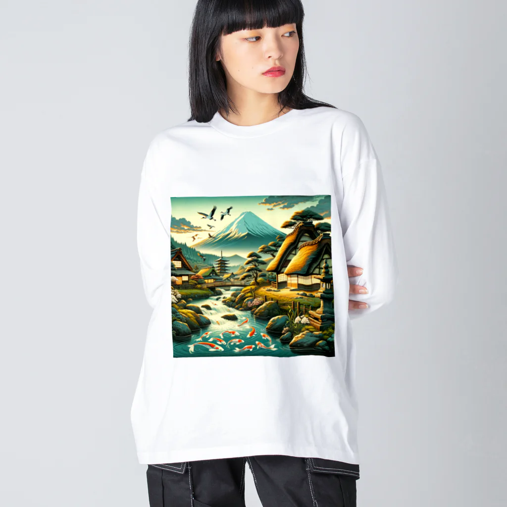 すずらん24の古き良き日本の風情 Big Long Sleeve T-Shirt