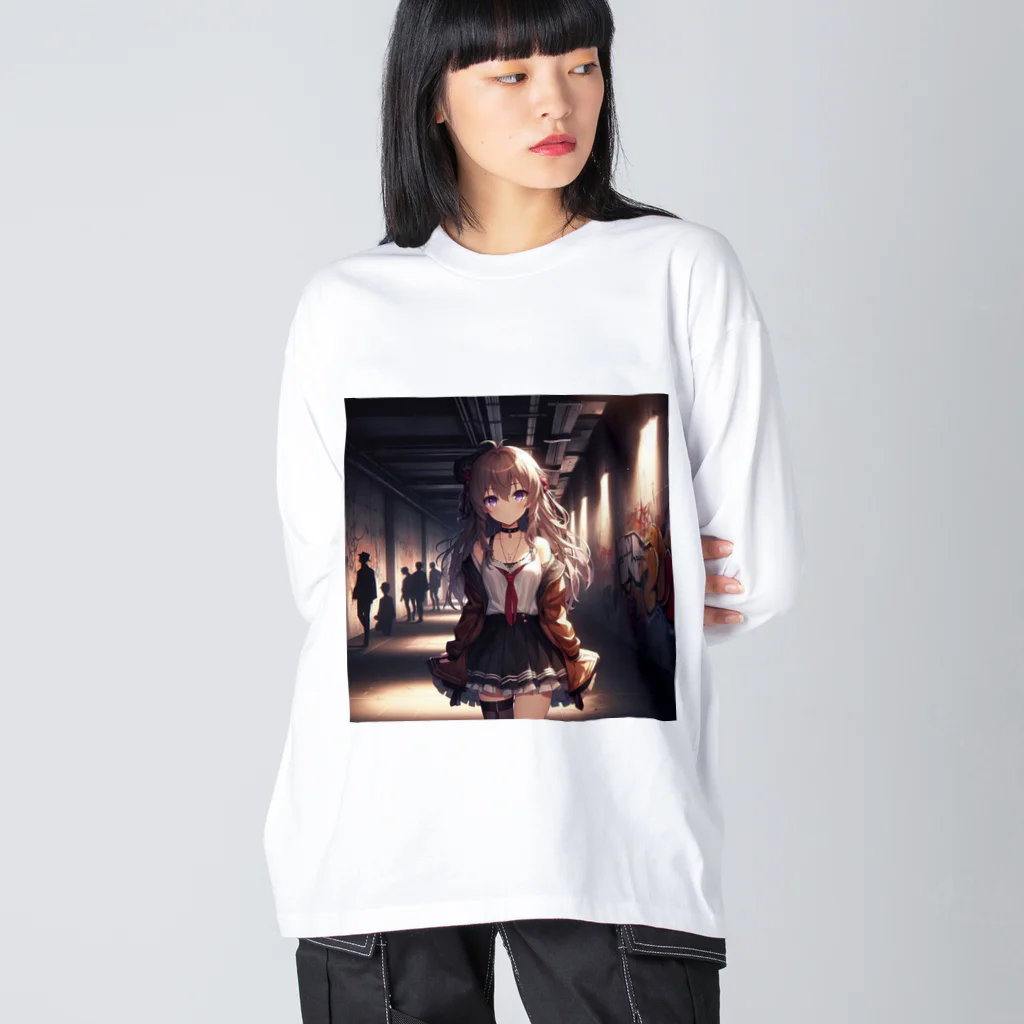 美少女アイテム専門店の美少女㊾ ビッグシルエットロングスリーブTシャツ