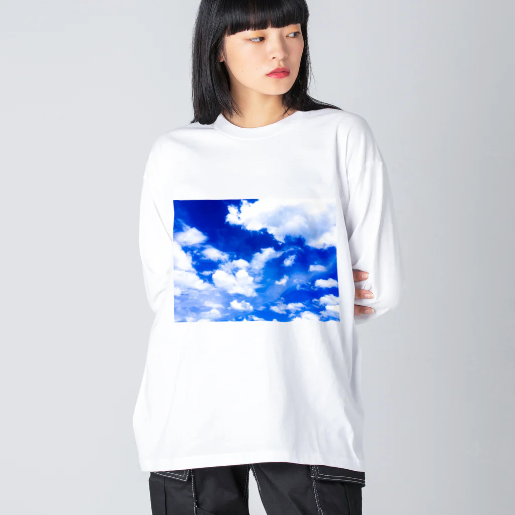 わいの青空 ビッグシルエットロングスリーブTシャツ