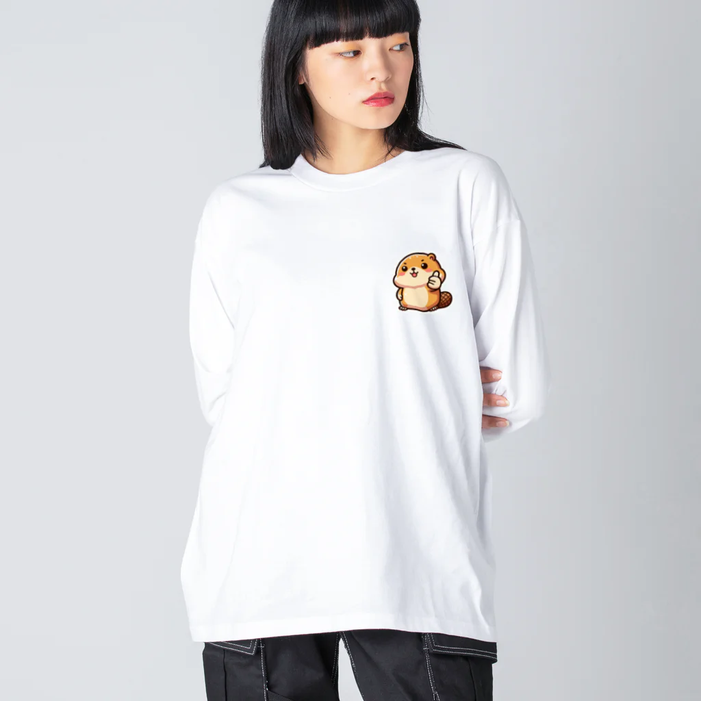 tsukino-utenaのタヌキじゃないよ！ボク、マーモット！！ Big Long Sleeve T-Shirt