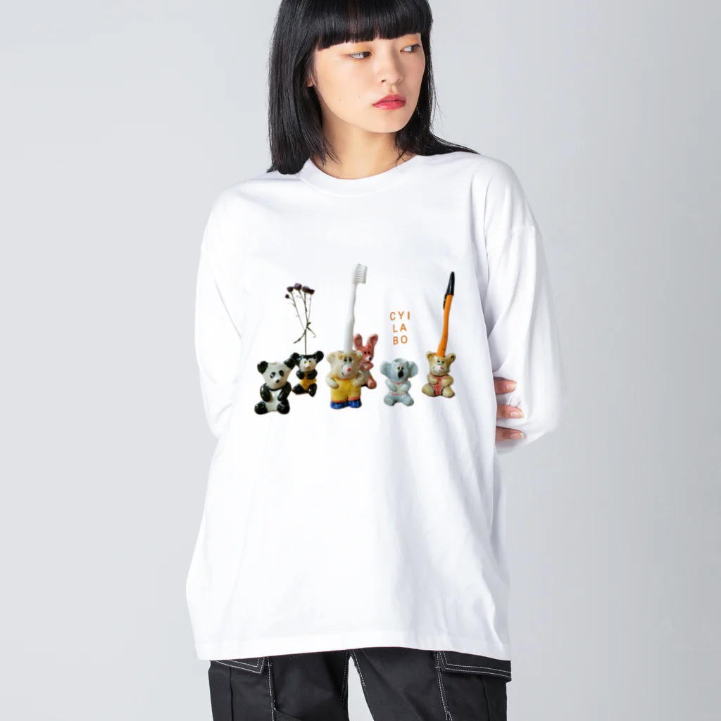 チイラボストアのスタンドくん Big Long Sleeve T-Shirt