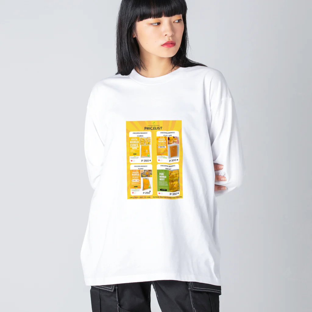 Juliajuliaの夏の恋人、冷凍マンゴーが勢揃い！ Big Long Sleeve T-Shirt