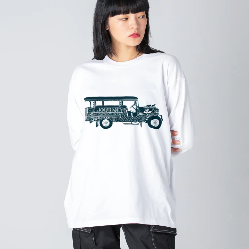 calejのThe Journey is the Reward Big Long Sleeve T-Shirt