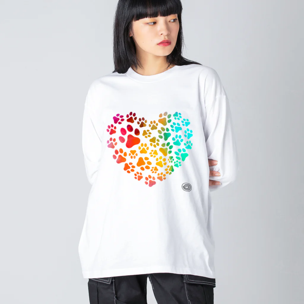 designerk　ＧＰのいぬらぶ　◎ Big Long Sleeve T-Shirt