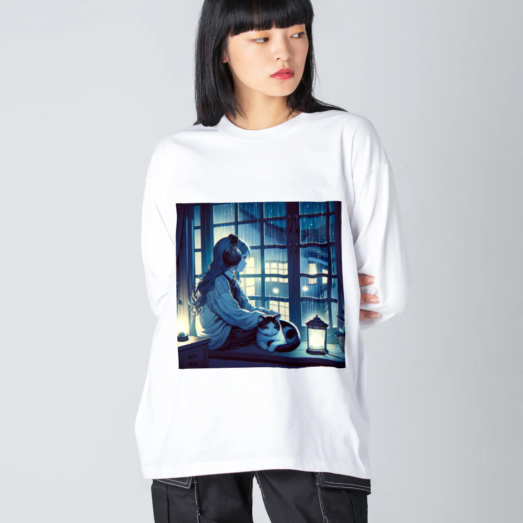 zengoの雨になったね Big Long Sleeve T-Shirt