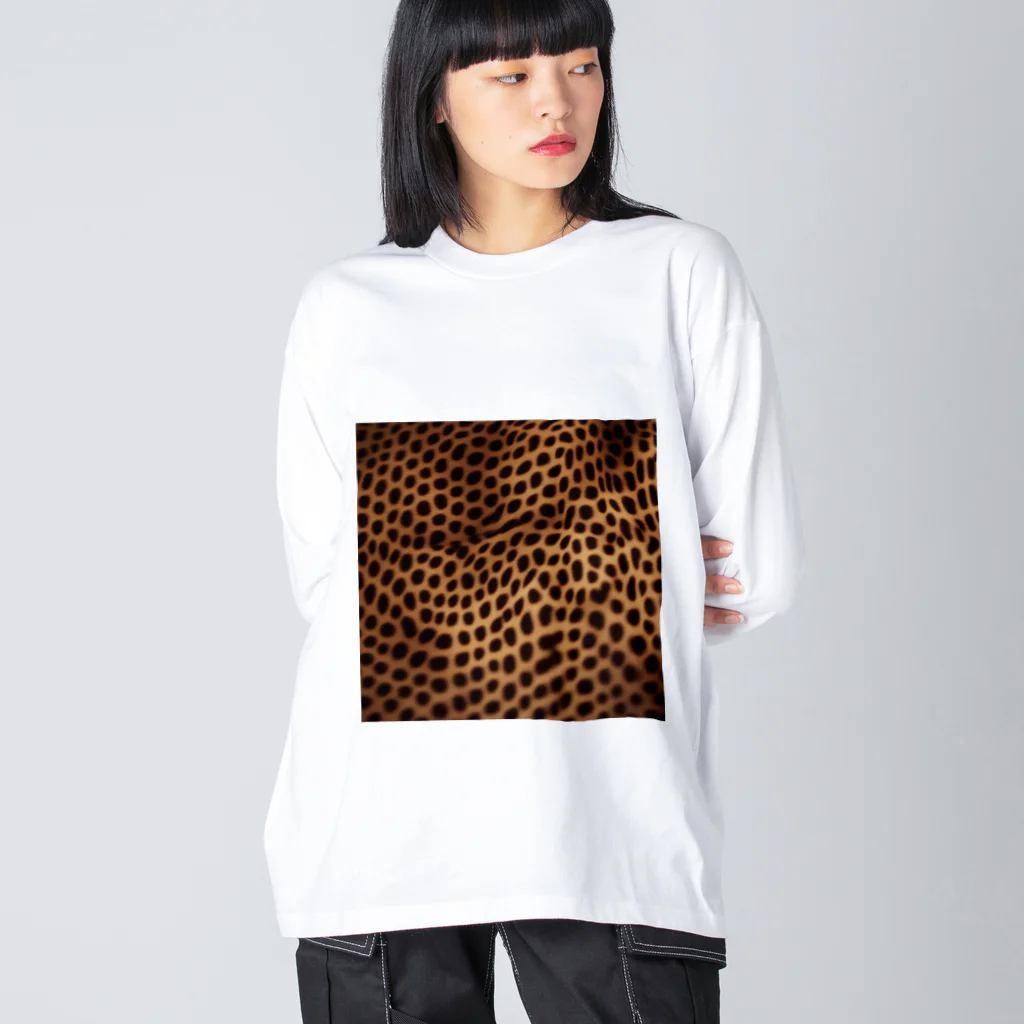 DISNのアニマルプリント Big Long Sleeve T-Shirt