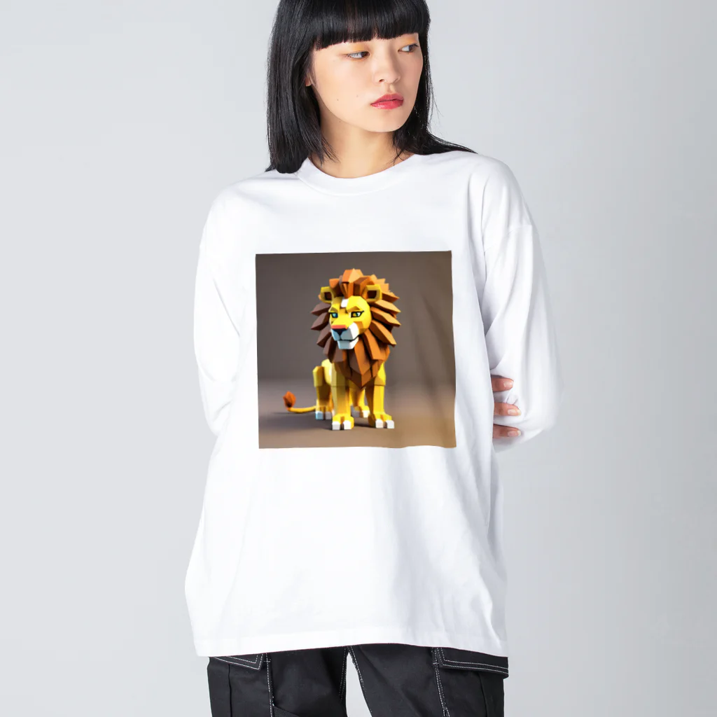 juryuのかっこいいライオンくん Big Long Sleeve T-Shirt