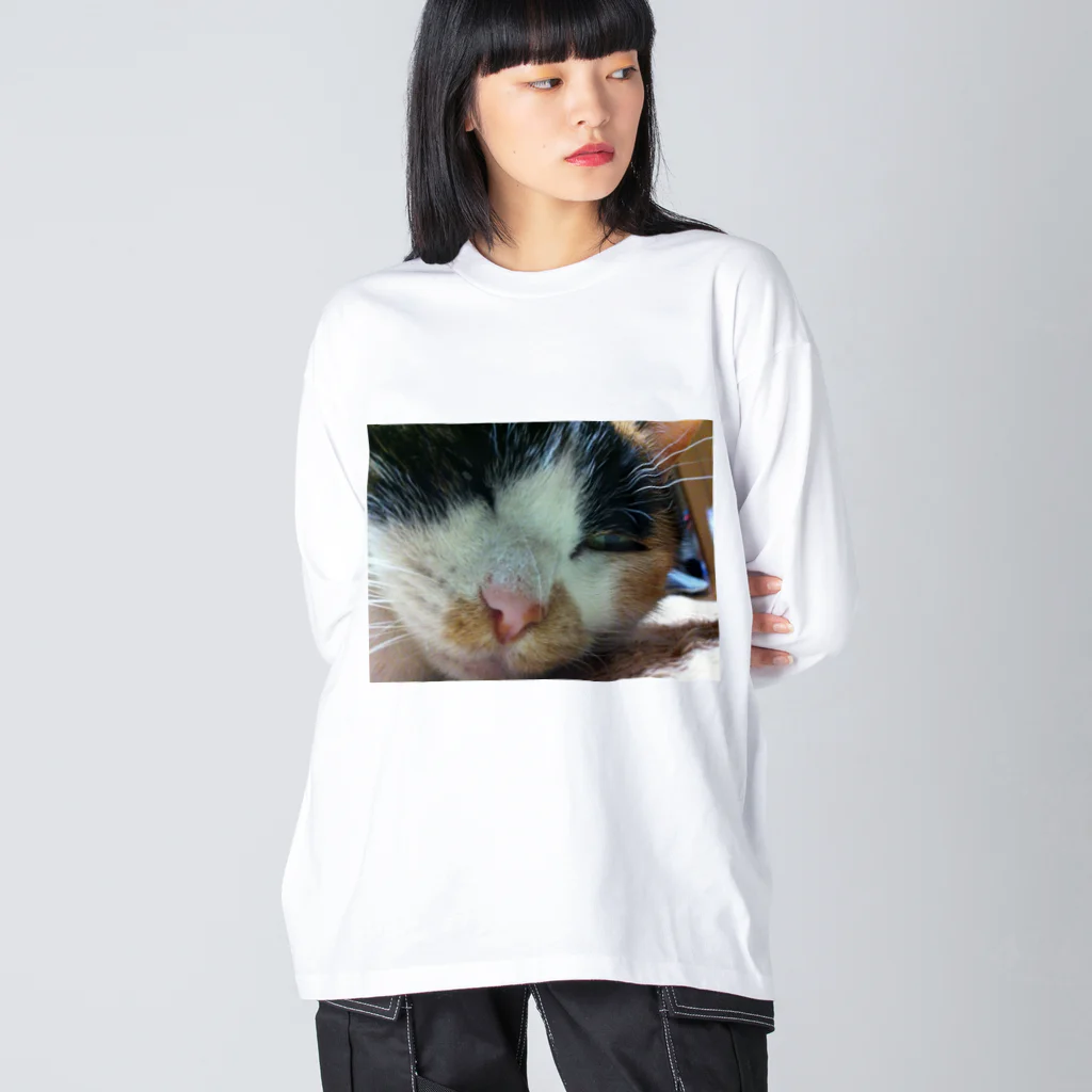 fashion-sametarouのミーちゃん2 ビッグシルエットロングスリーブTシャツ