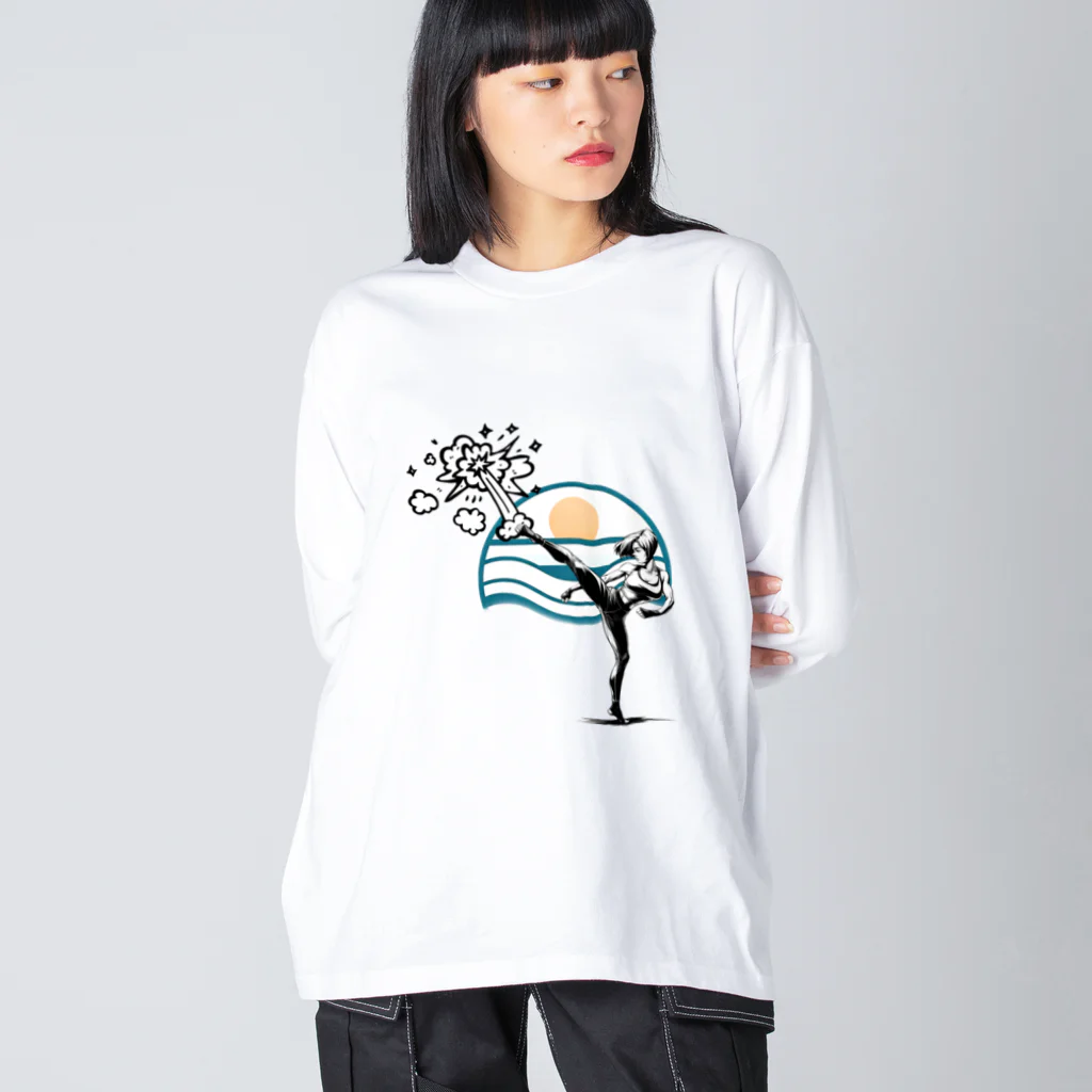 Namataのkick something up Big Long Sleeve T-Shirt