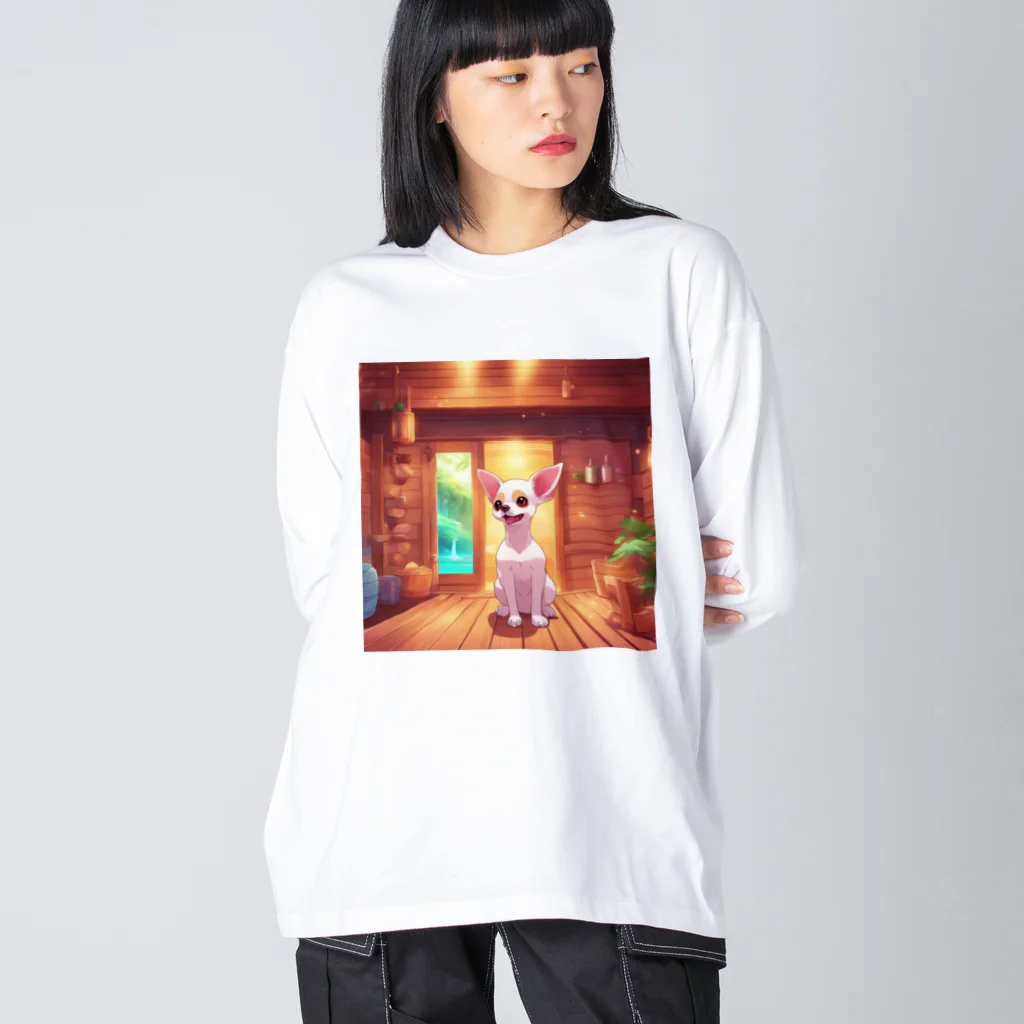 sauna_animalのsauna animal ⑩ Big Long Sleeve T-Shirt