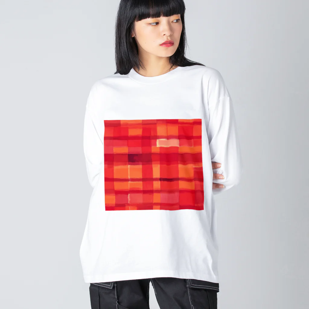 IntoDiamondのサンセット　v4 Big Long Sleeve T-Shirt