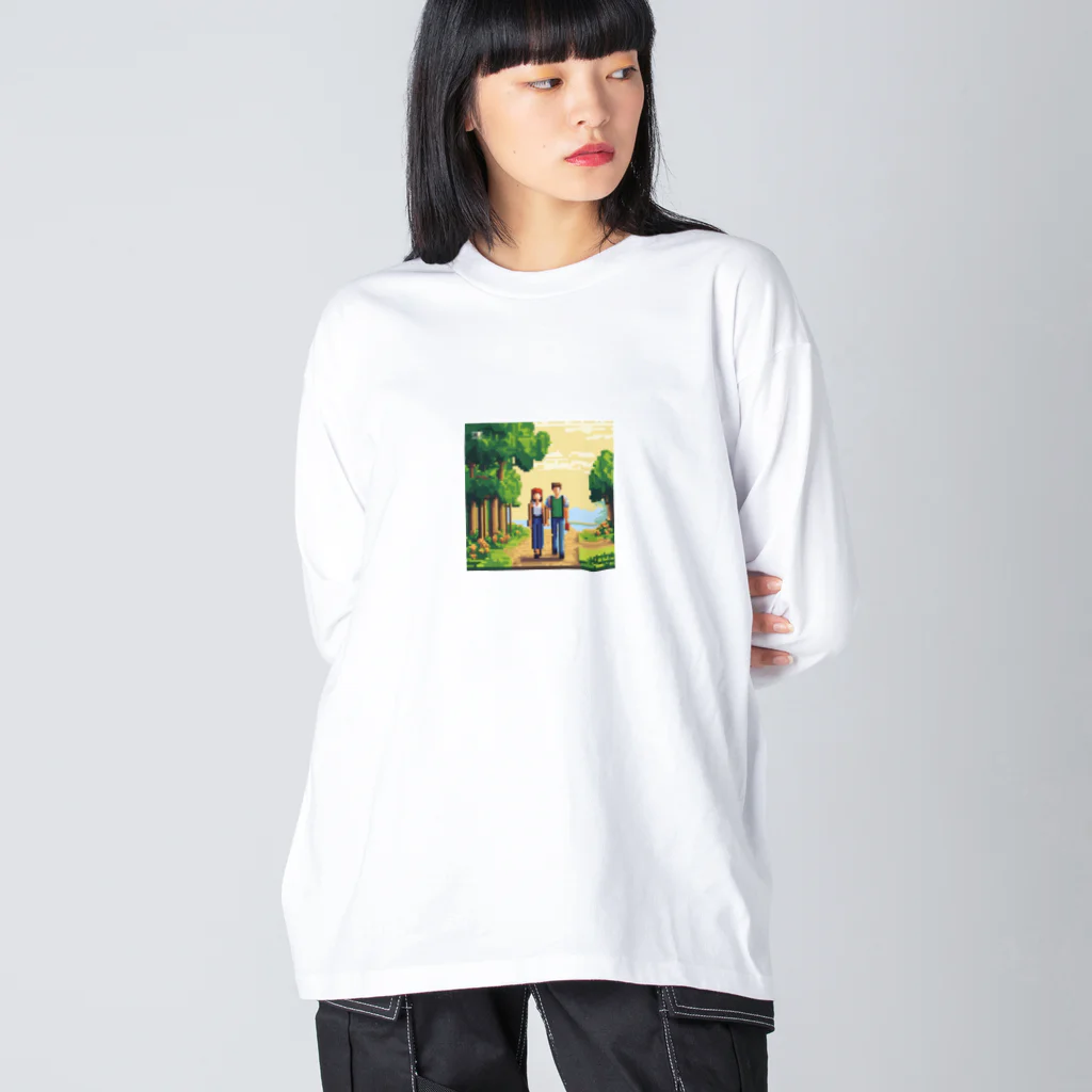 kichamanの散歩デート Big Long Sleeve T-Shirt