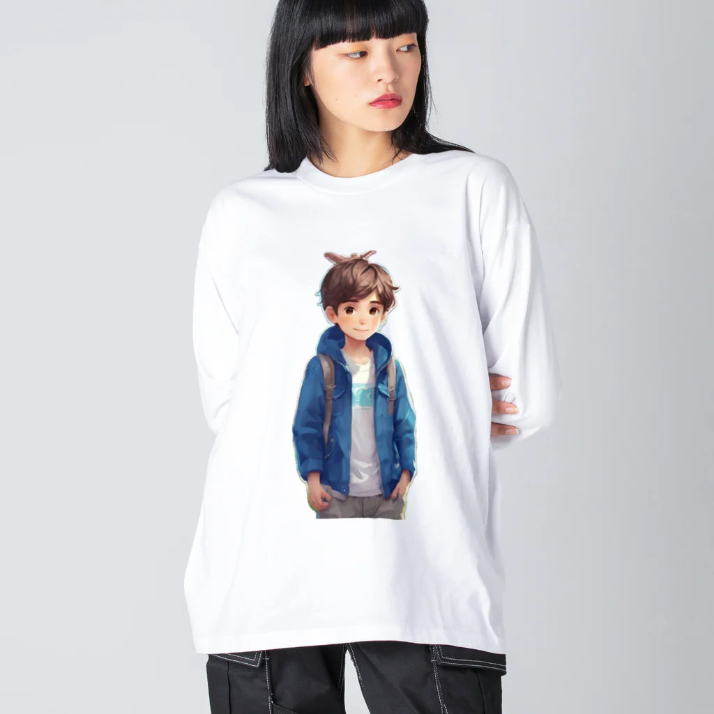 G-EICHISのCute boy A ビッグシルエットロングスリーブTシャツ