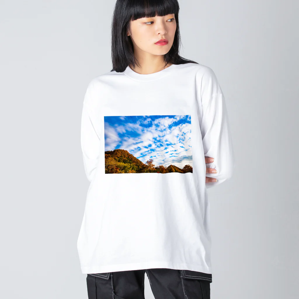 kudo1234の空 ビッグシルエットロングスリーブTシャツ