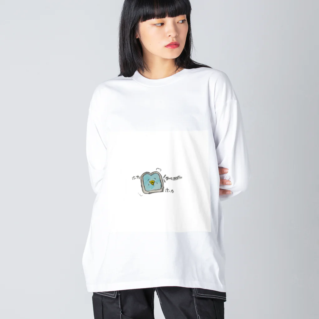 ピー太郎公認ストアのトーストP Big Long Sleeve T-Shirt