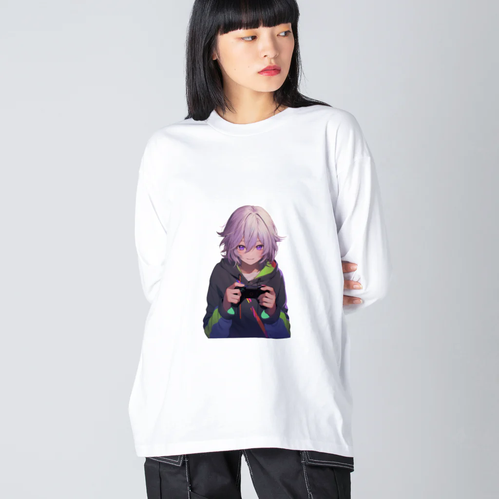 AICreaterのゲーミングBoy No.1 Big Long Sleeve T-Shirt