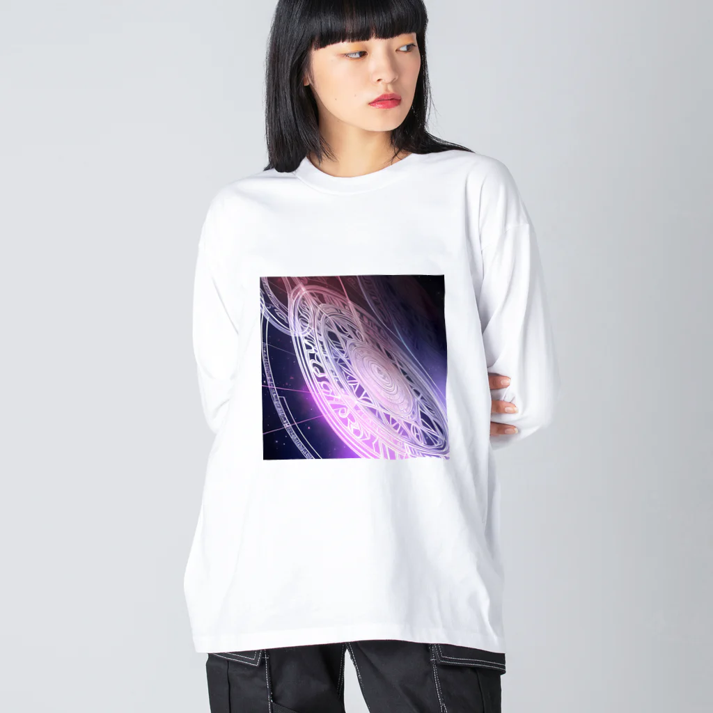 幻想の館の不思議模様・サークル Big Long Sleeve T-Shirt