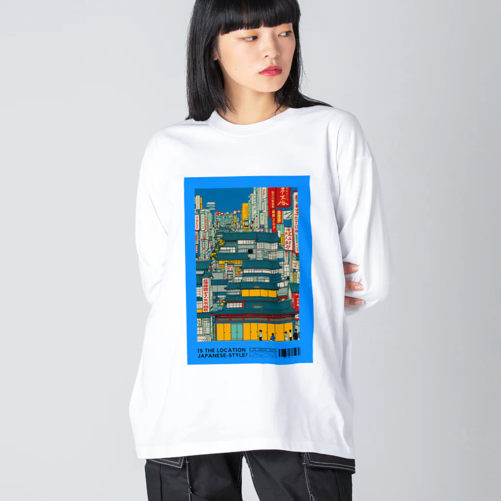 Chop Storeのネオ江戸時代 ビッグシルエットロングスリーブTシャツ