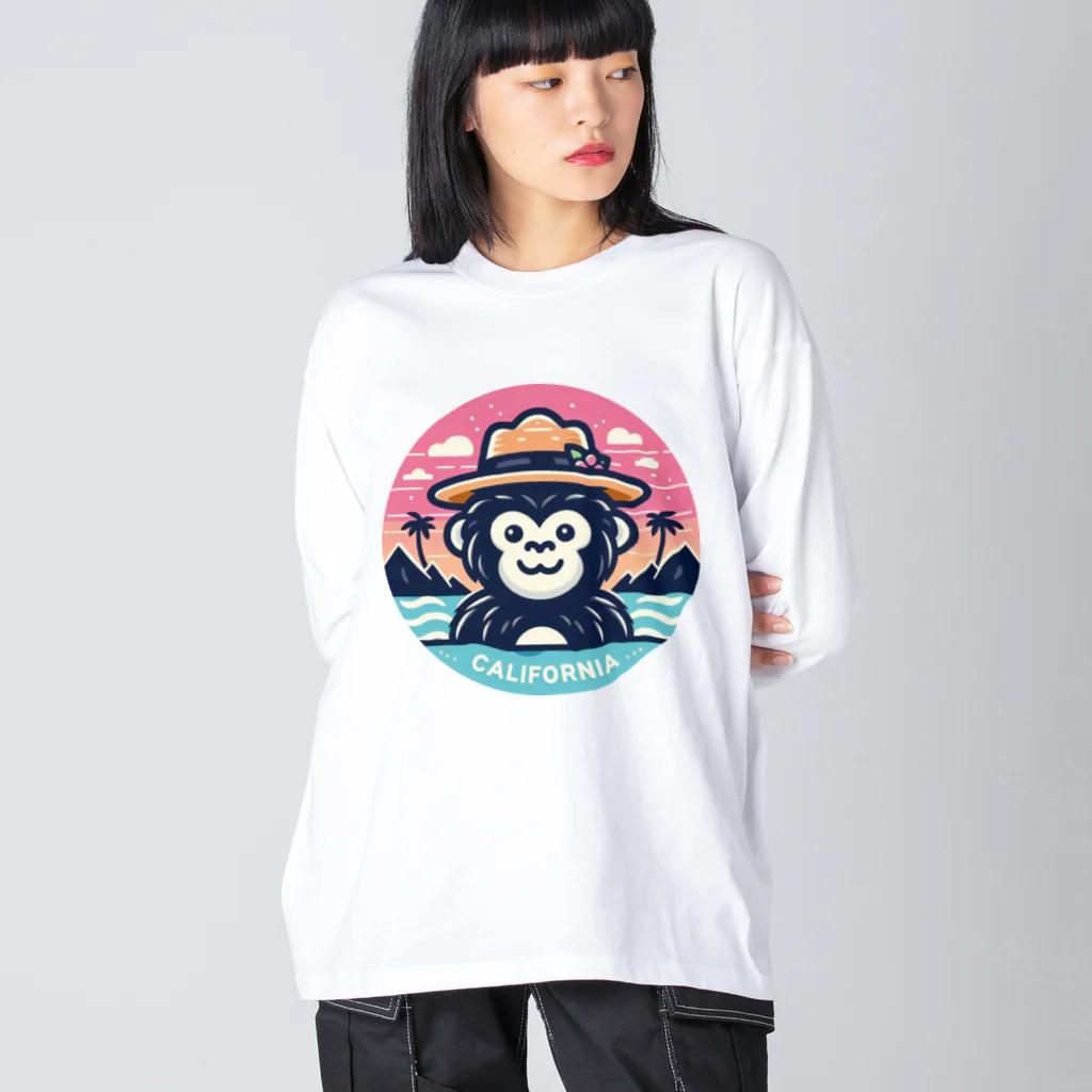 Omiya_ JAP_038のRCW_Gorilla_California Big Long Sleeve T-Shirt