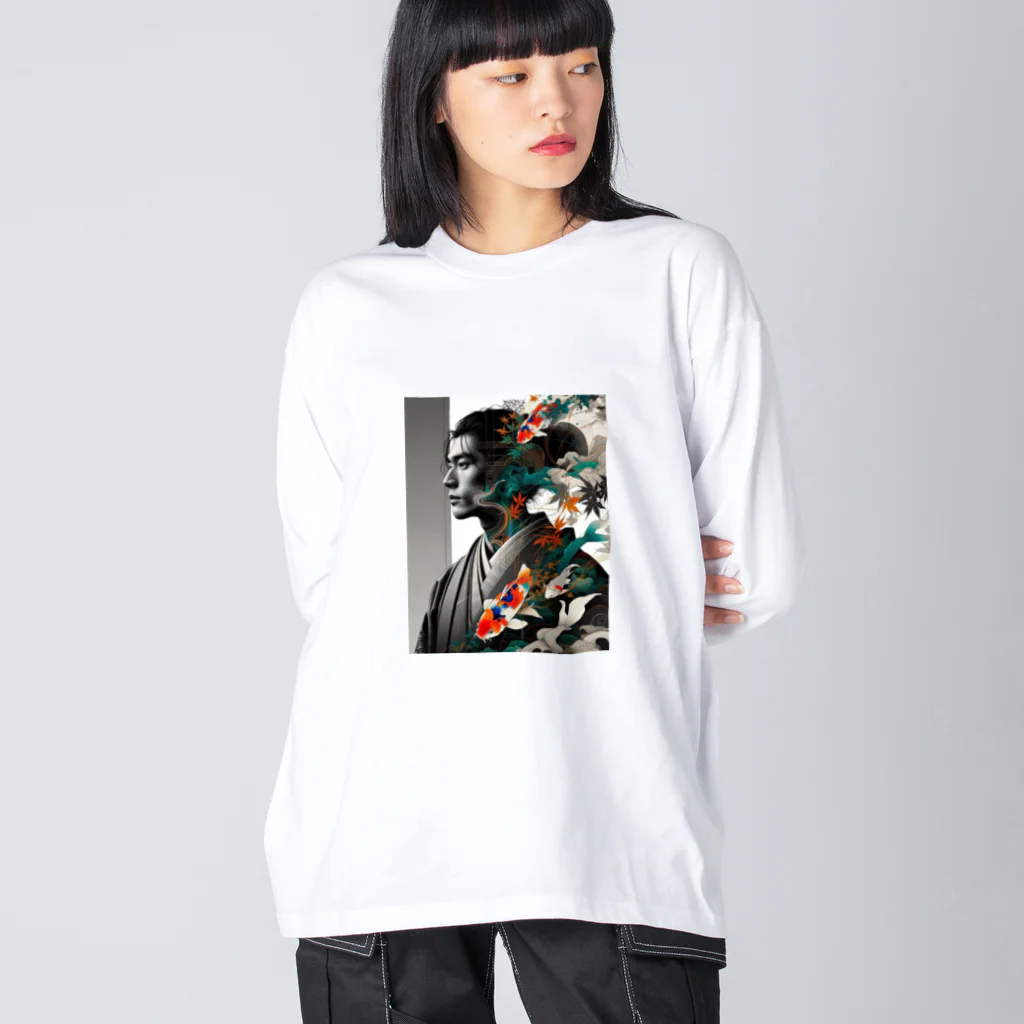 PABUROの美男子 Big Long Sleeve T-Shirt