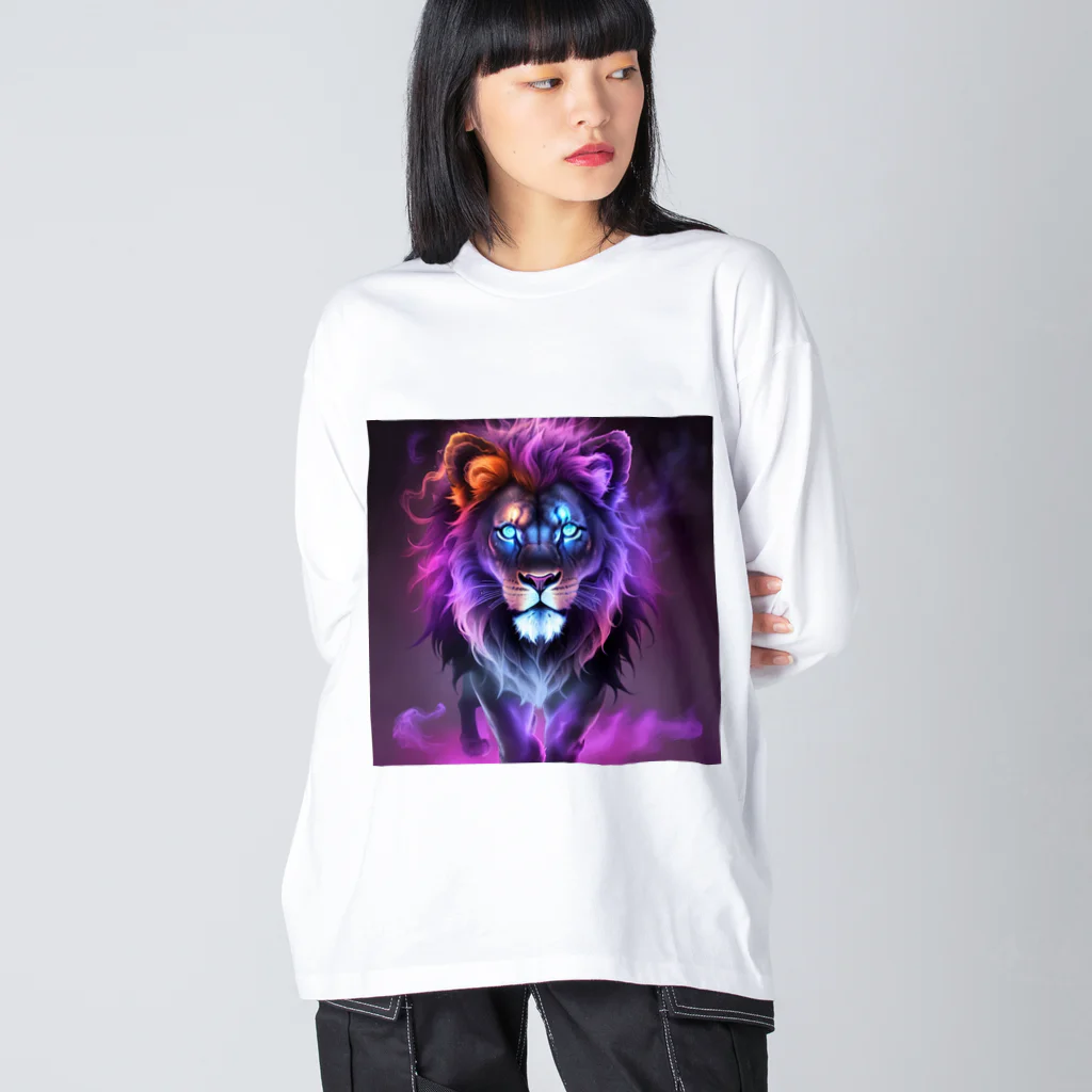 モノモノクローゼットのオーラライオン Big Long Sleeve T-Shirt