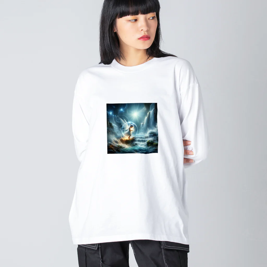 太陽の手の水の妖精 Big Long Sleeve T-Shirt