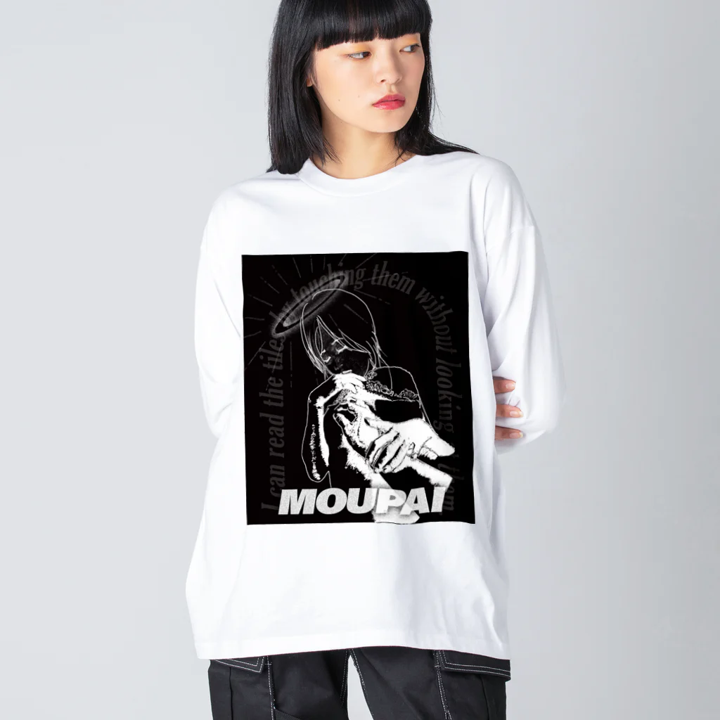 GOOD VIBES CATSのMOUPAI 盲牌 Big Long Sleeve T-Shirt