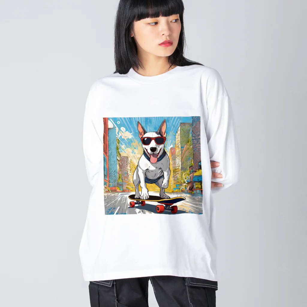 Bull Terrier Paradeの🛹スケーターヴィンセント ビッグシルエットロングスリーブTシャツ