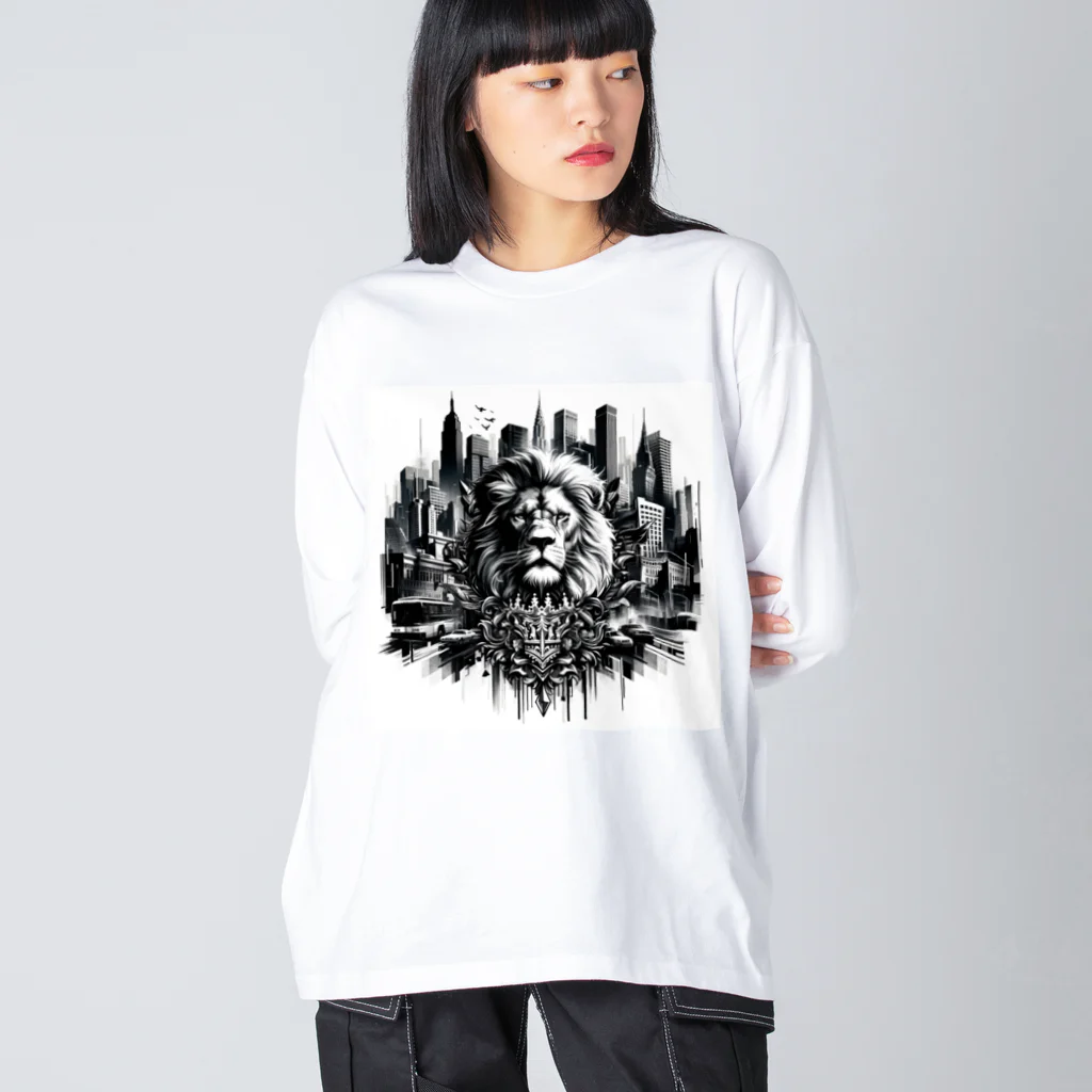 Overdrive Oasis-オーバードライブオアシス-のUrban Jungle Majesty Big Long Sleeve T-Shirt