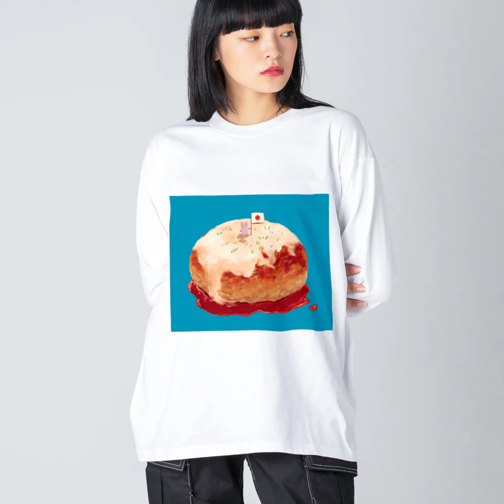 泉 さくらの山登り ビッグシルエットロングスリーブTシャツ