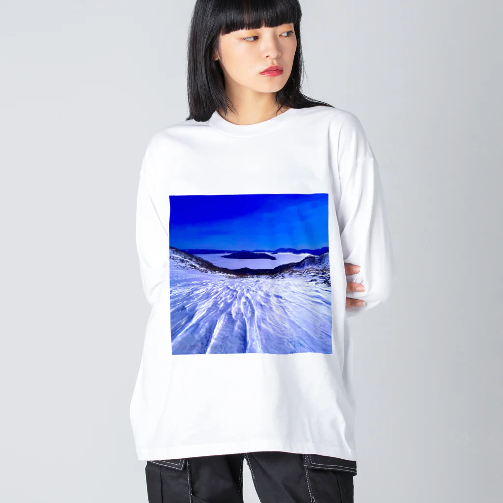 Designer-ryoの屈斜路湖 Big Long Sleeve T-Shirt