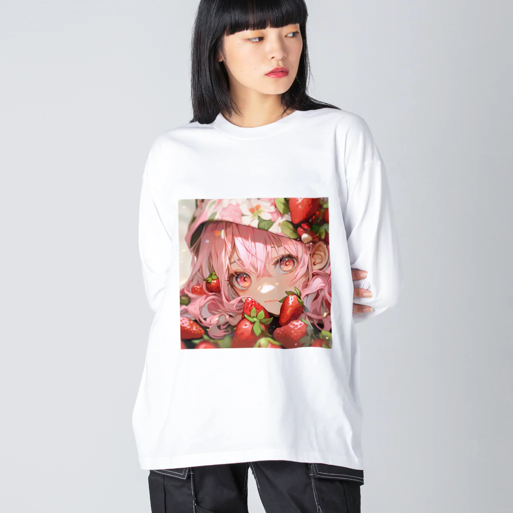 ぶーたんのいちごの夢幻 Big Long Sleeve T-Shirt