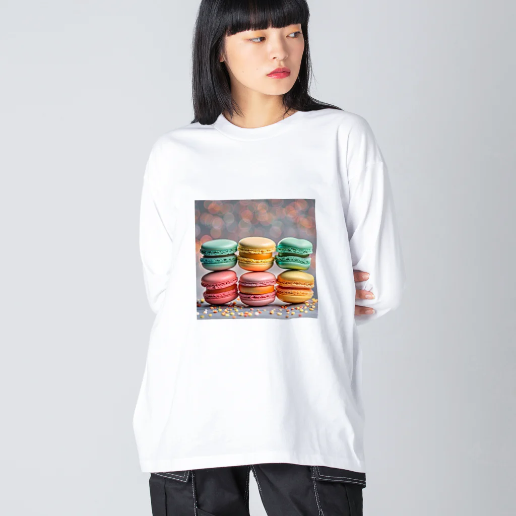 kiko505のマカロン ビッグシルエットロングスリーブTシャツ