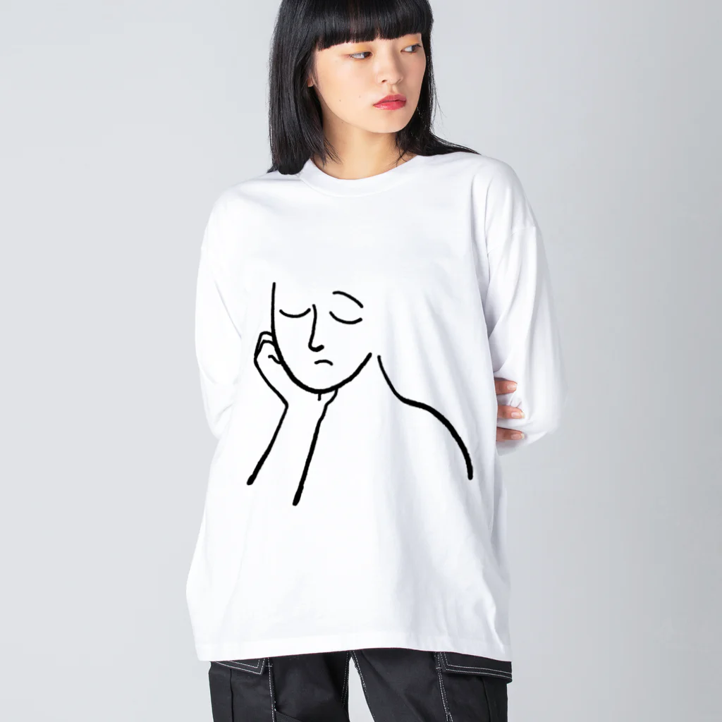 豊松りくのまどろみ Big Long Sleeve T-Shirt