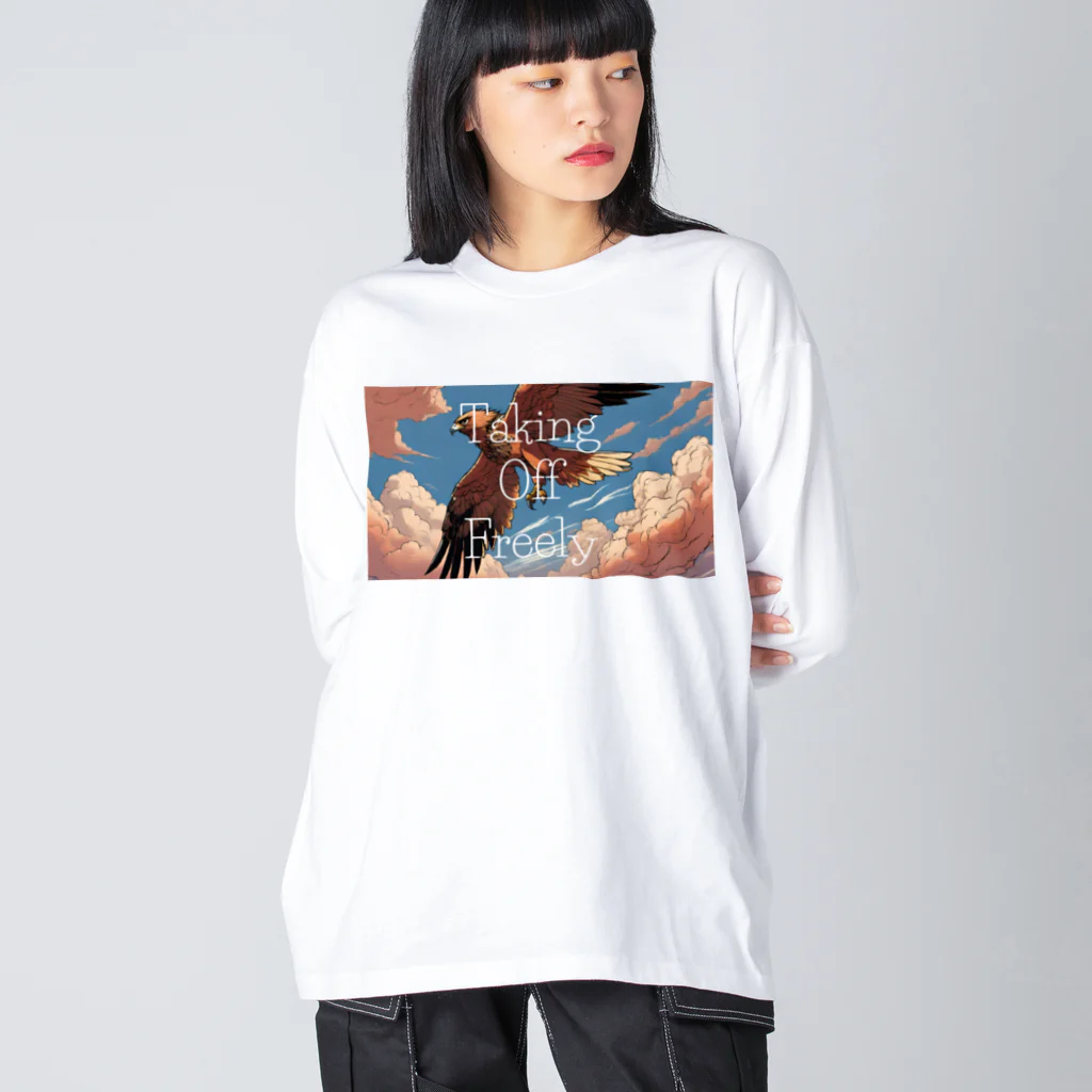 RN1990のTaking Off Freely ビッグシルエットロングスリーブTシャツ