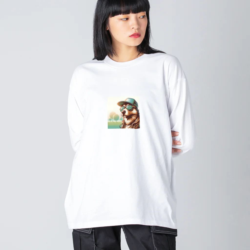 キャップ犬専門店のキャップ犬6 Big Long Sleeve T-Shirt