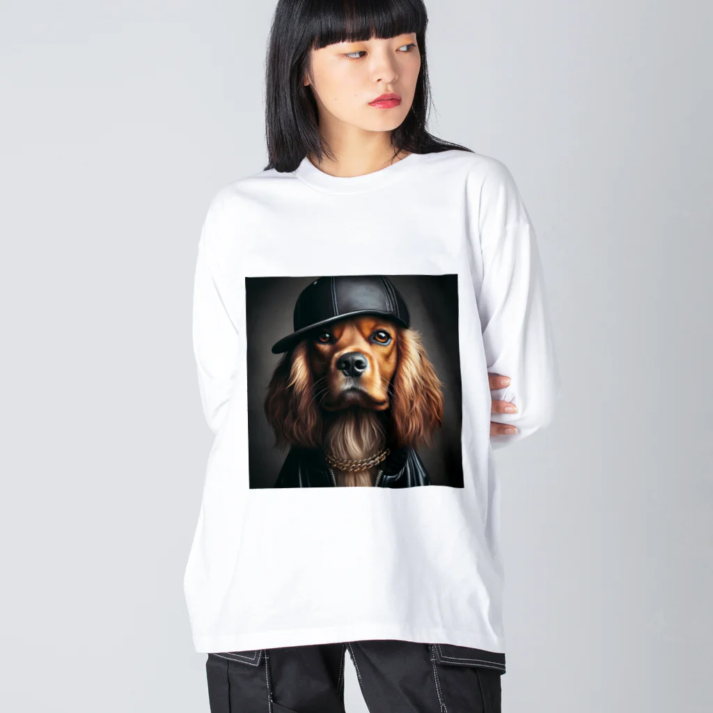 キャップ犬専門店のキャップ犬12 Big Long Sleeve T-Shirt