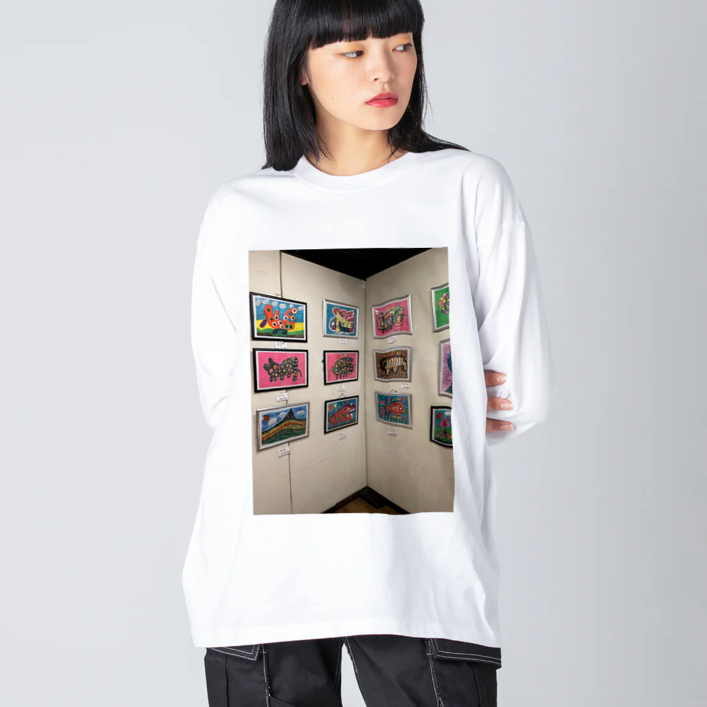 あー君@笹谷正博のThe個展 Big Long Sleeve T-Shirt