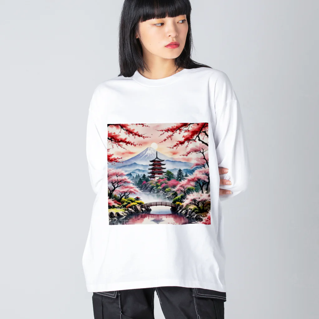 m-mike007の日本の風景 Big Long Sleeve T-Shirt