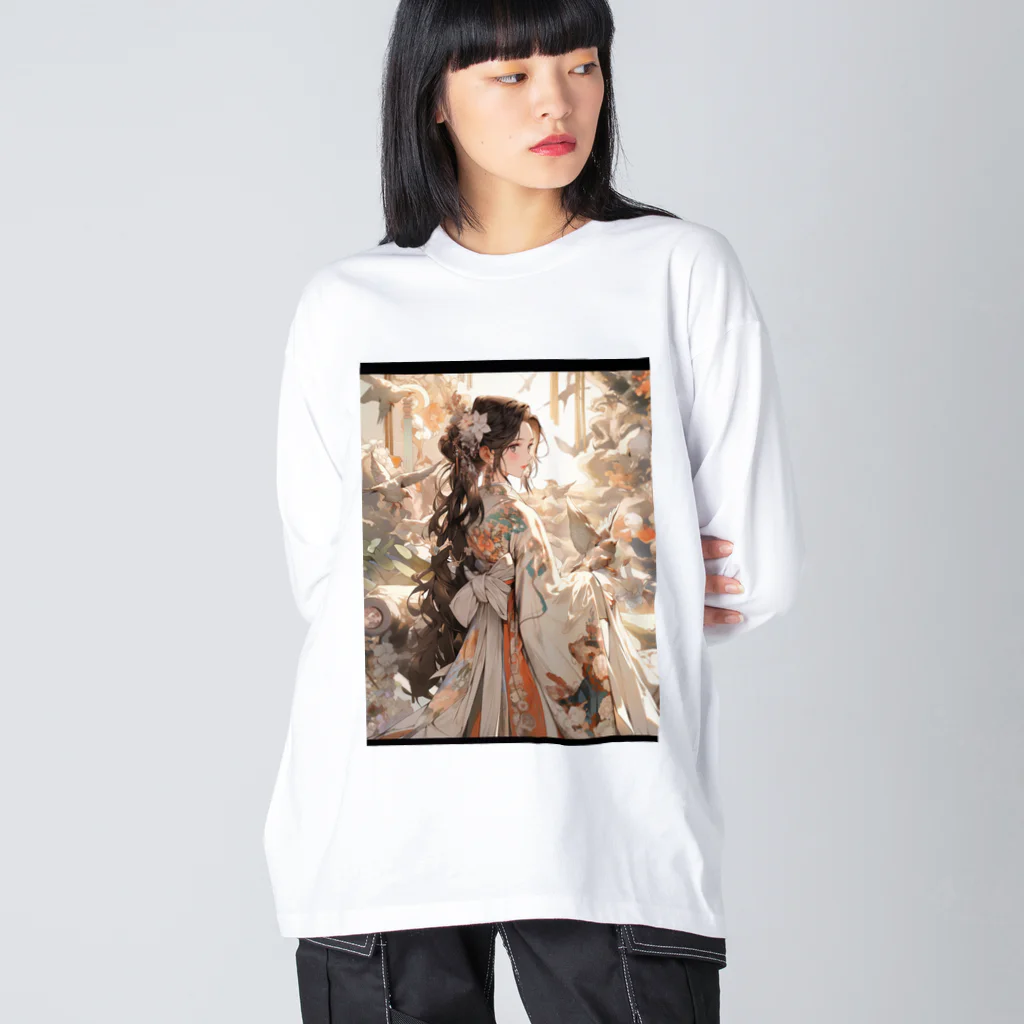 AQUAMETAVERSEの東洋のお姫様　なでしこ1478 Big Long Sleeve T-Shirt