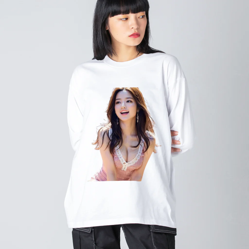 yumi889kiteの夏の陽光を浴びて Big Long Sleeve T-Shirt