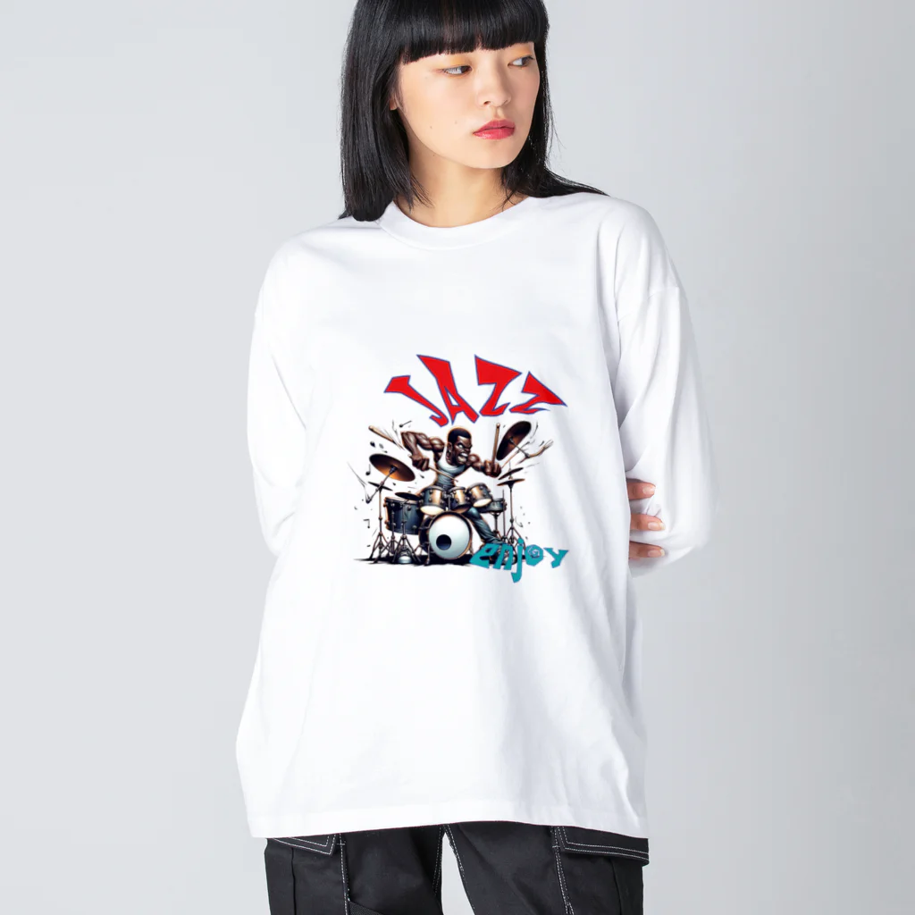 Sachi0625のビート・ブラスト・ドラマー Big Long Sleeve T-Shirt