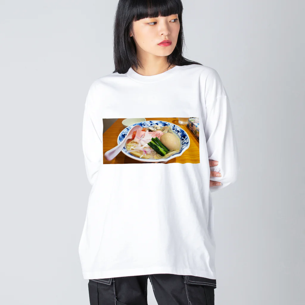 Japanstreetのラーメン　旨い　激うまラーメン　塩味 Big Long Sleeve T-Shirt